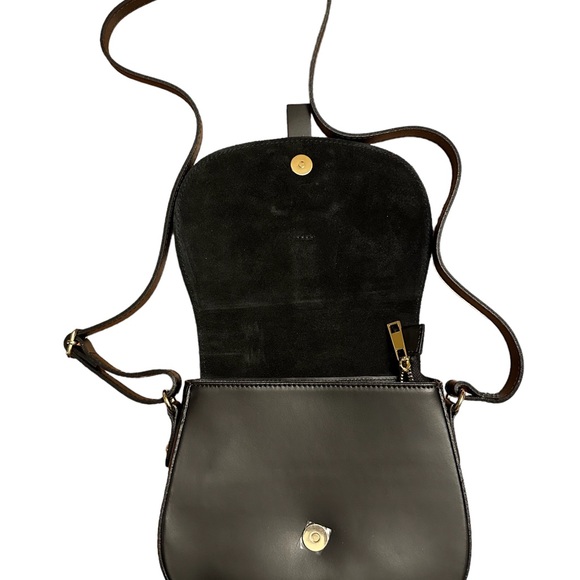 *NEW* Never Used 100% Leather from Florence. Black 10”x9”x3”. Gorgeous! - Picture 4 of 6